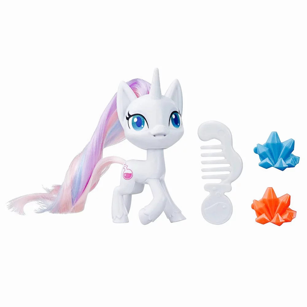 My Little Pony Potion Nova 3 Inch White Pony Toy with Brushable Hair, Comb, and 4 Surprise Accessories