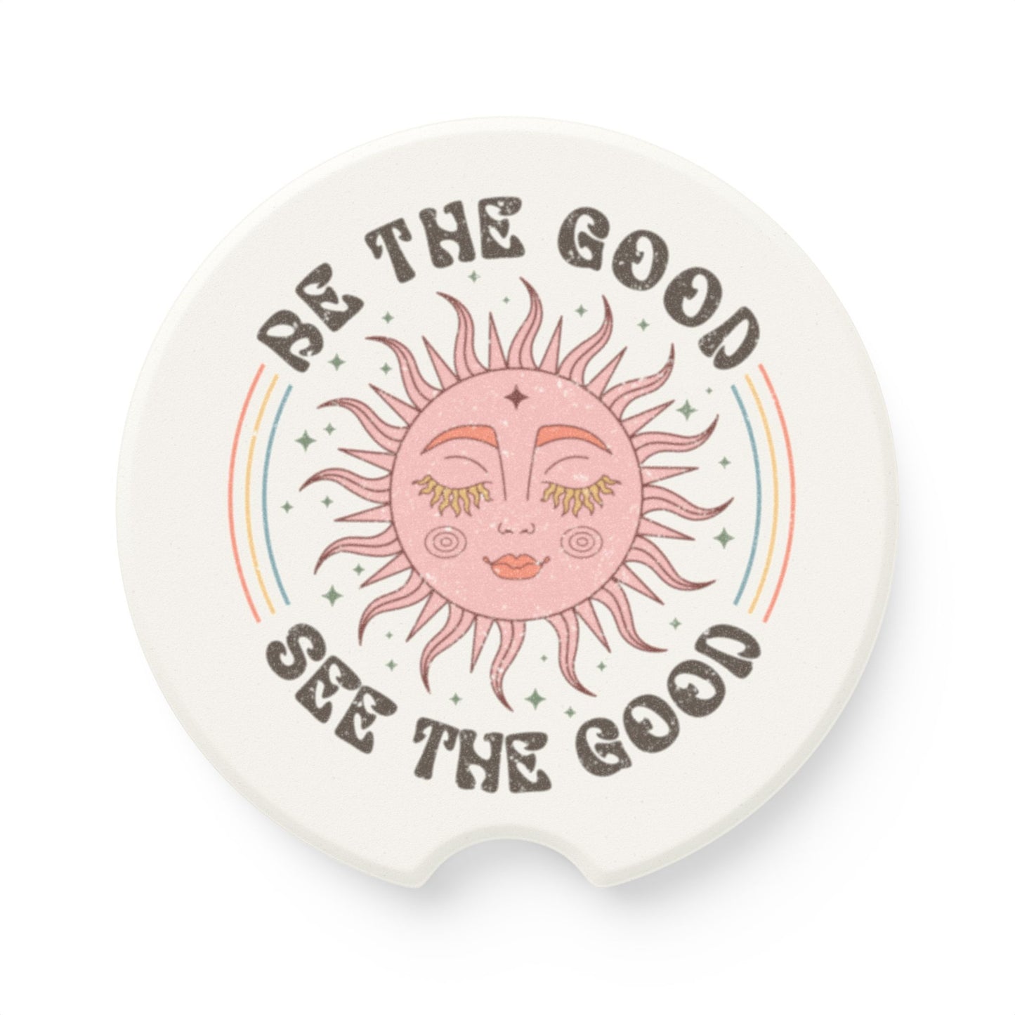 HomeSwag Positive Car Coaster