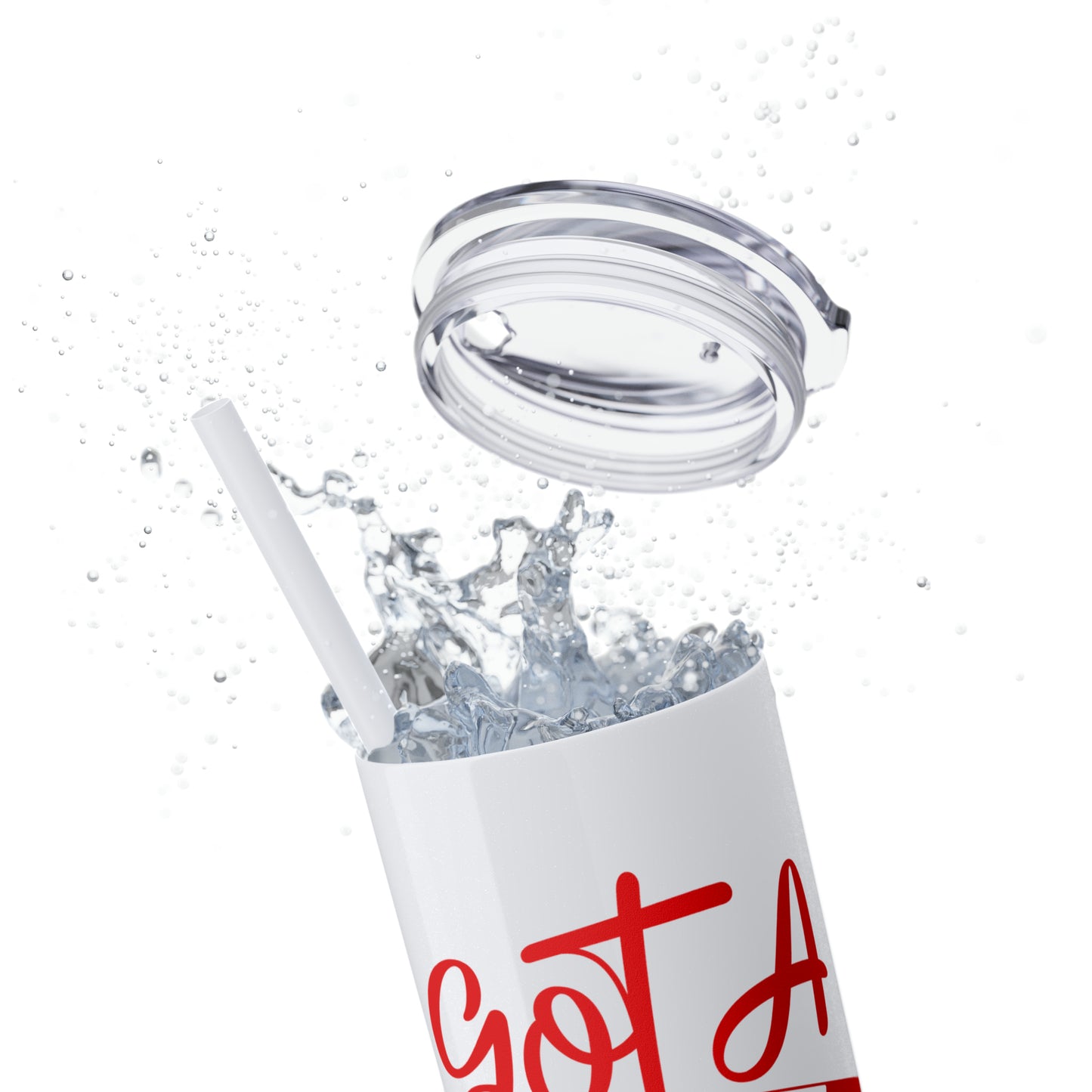Got A Mystery Skinny Tumbler with Straw, 20oz