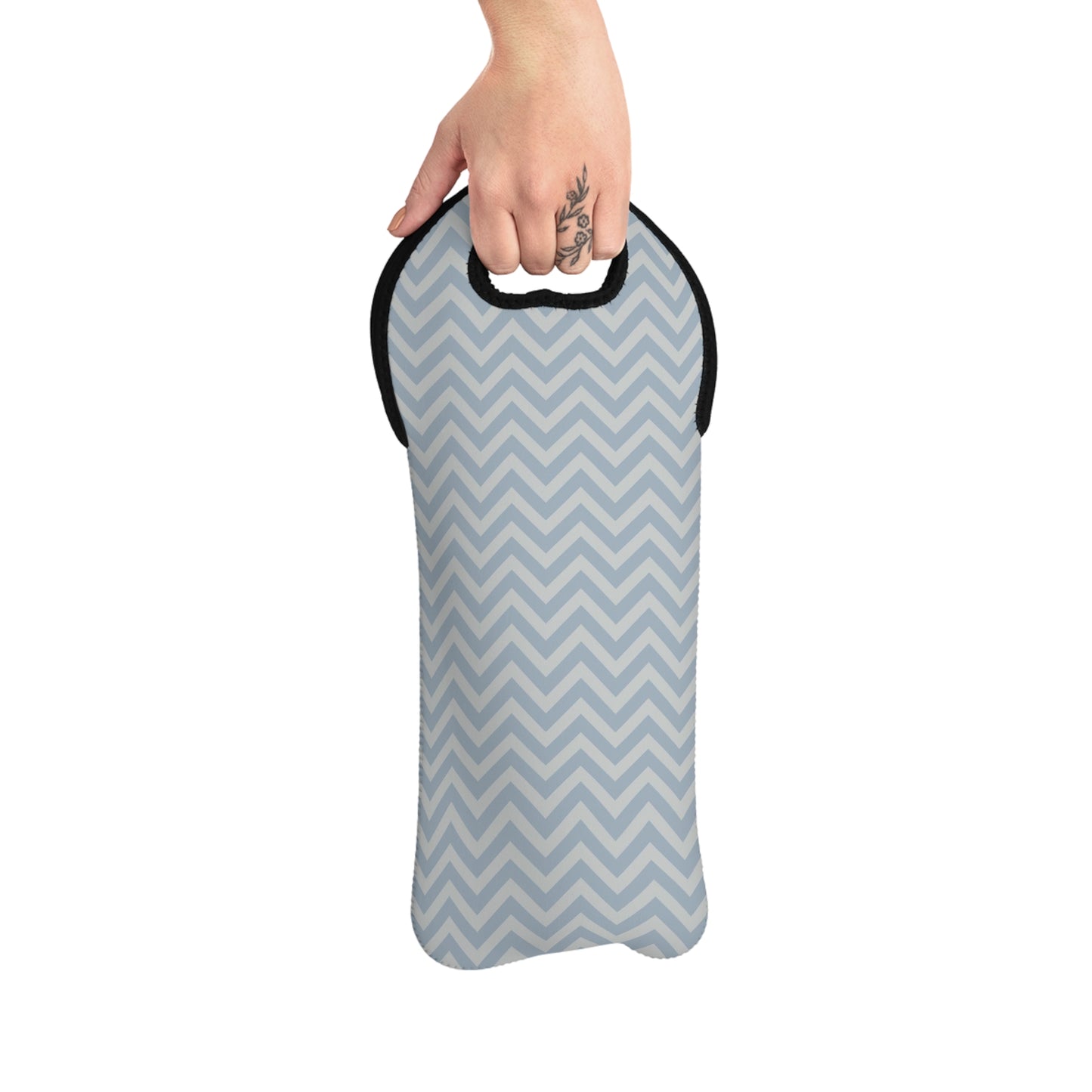 Retro Boho Style Wine Tote Bag