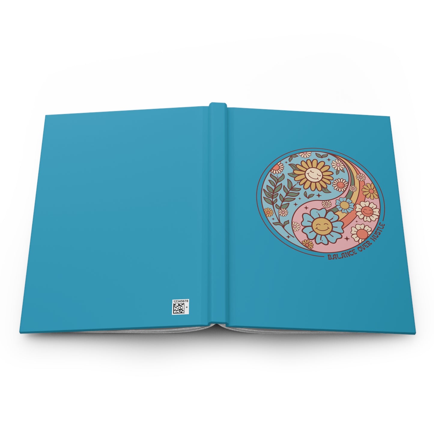 Balance Over Hustle Hardcover Journal Matte, Lined Pages