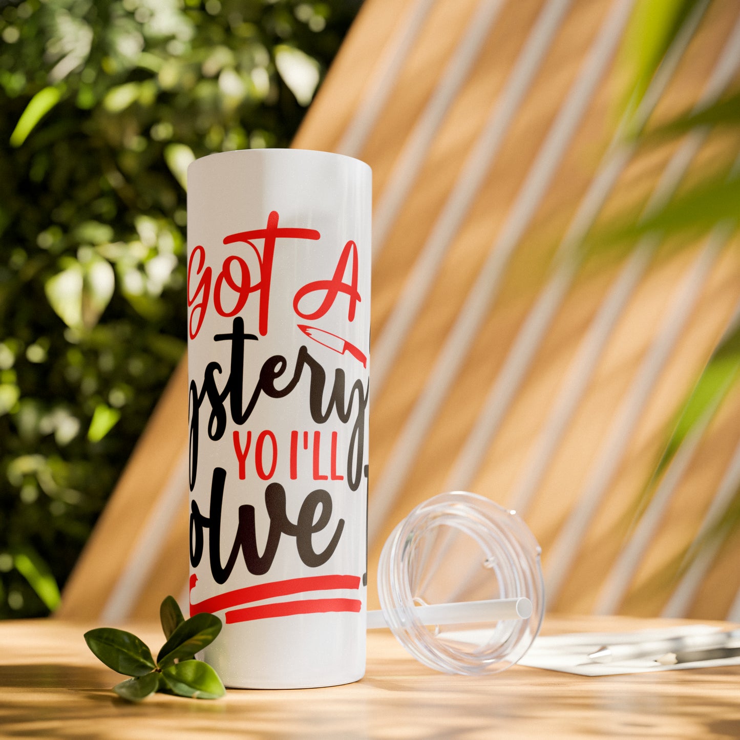 Got A Mystery Skinny Tumbler with Straw, 20oz