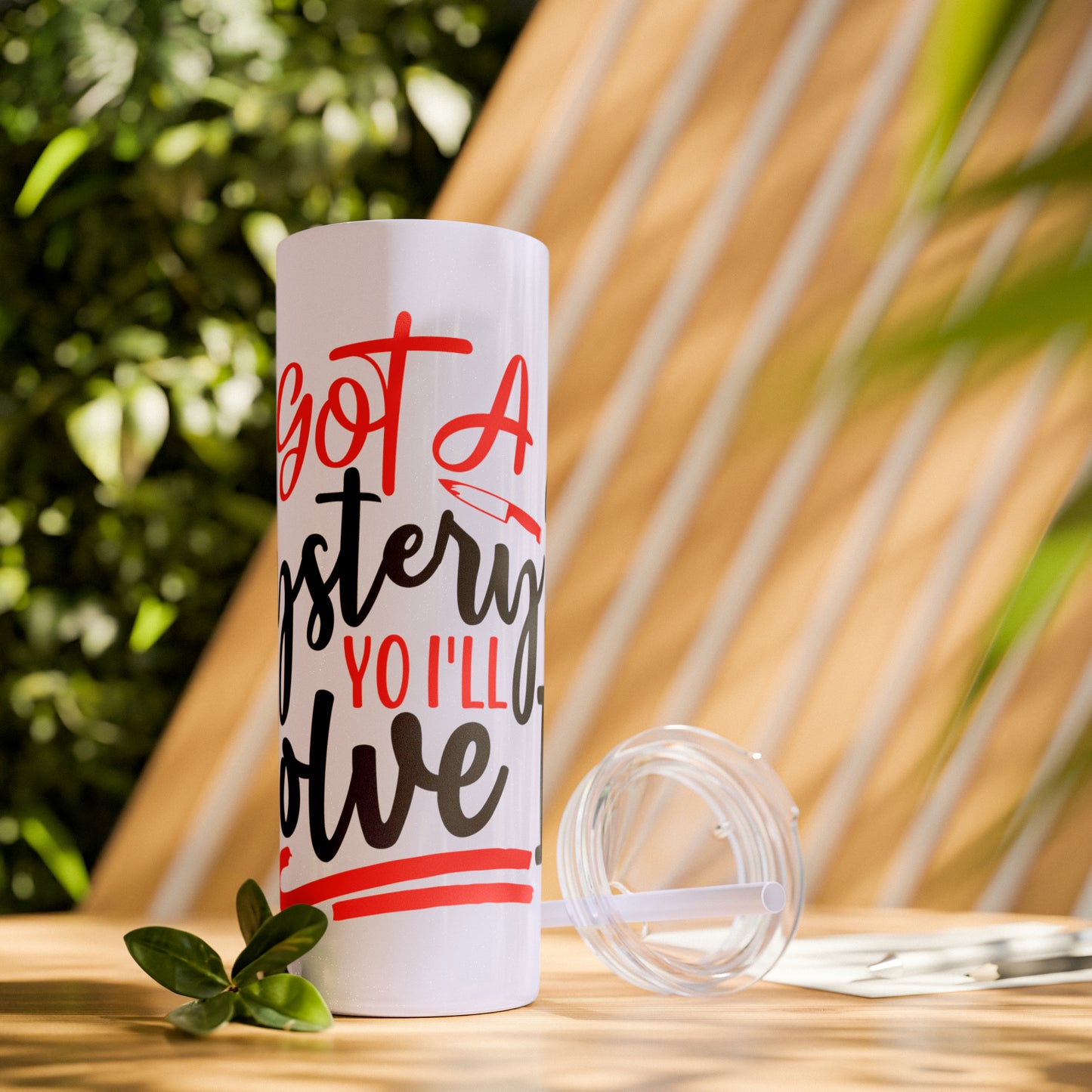 Got A Mystery Skinny Tumbler with Straw, 20oz