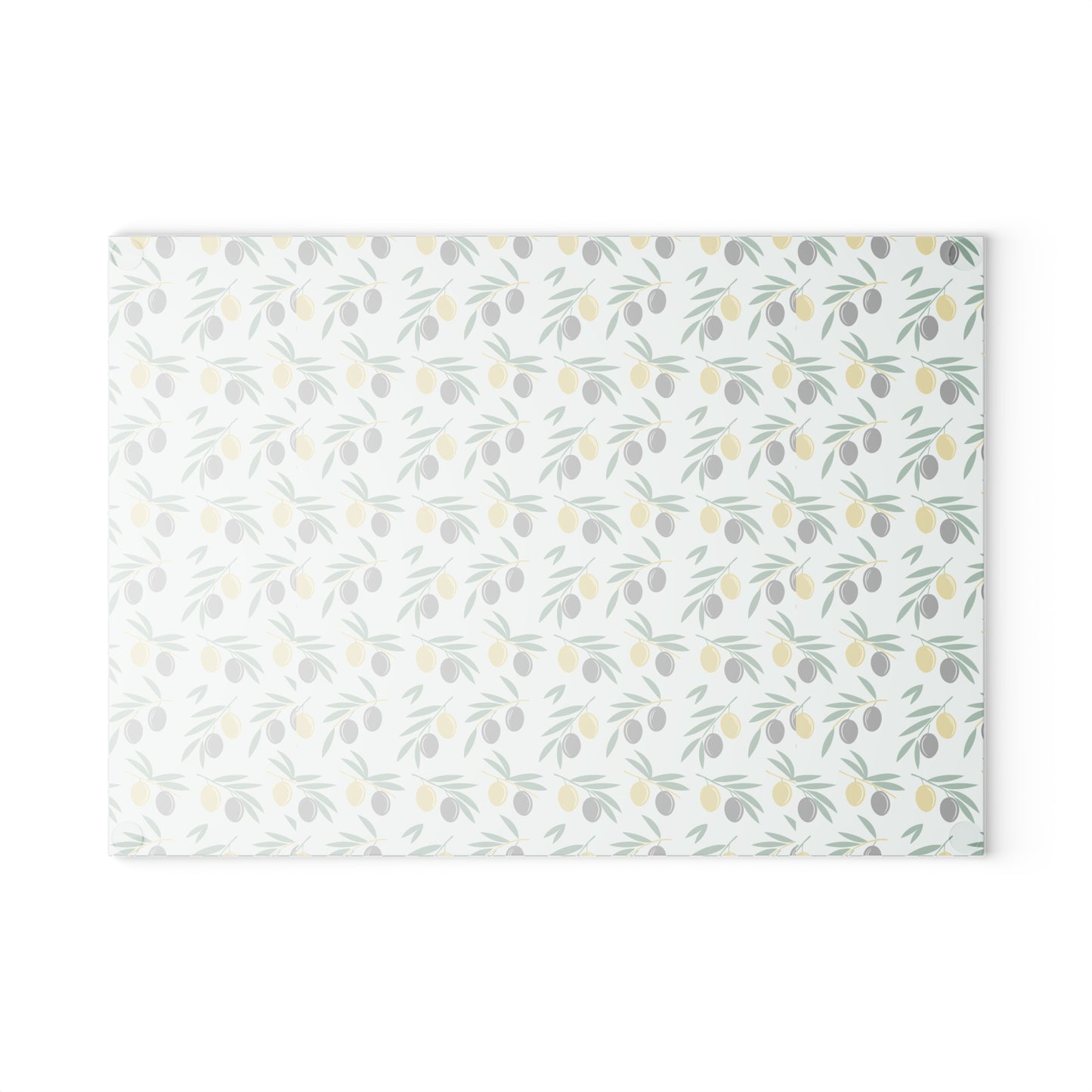 Glass Cutting Board - Olive Lovers Gift