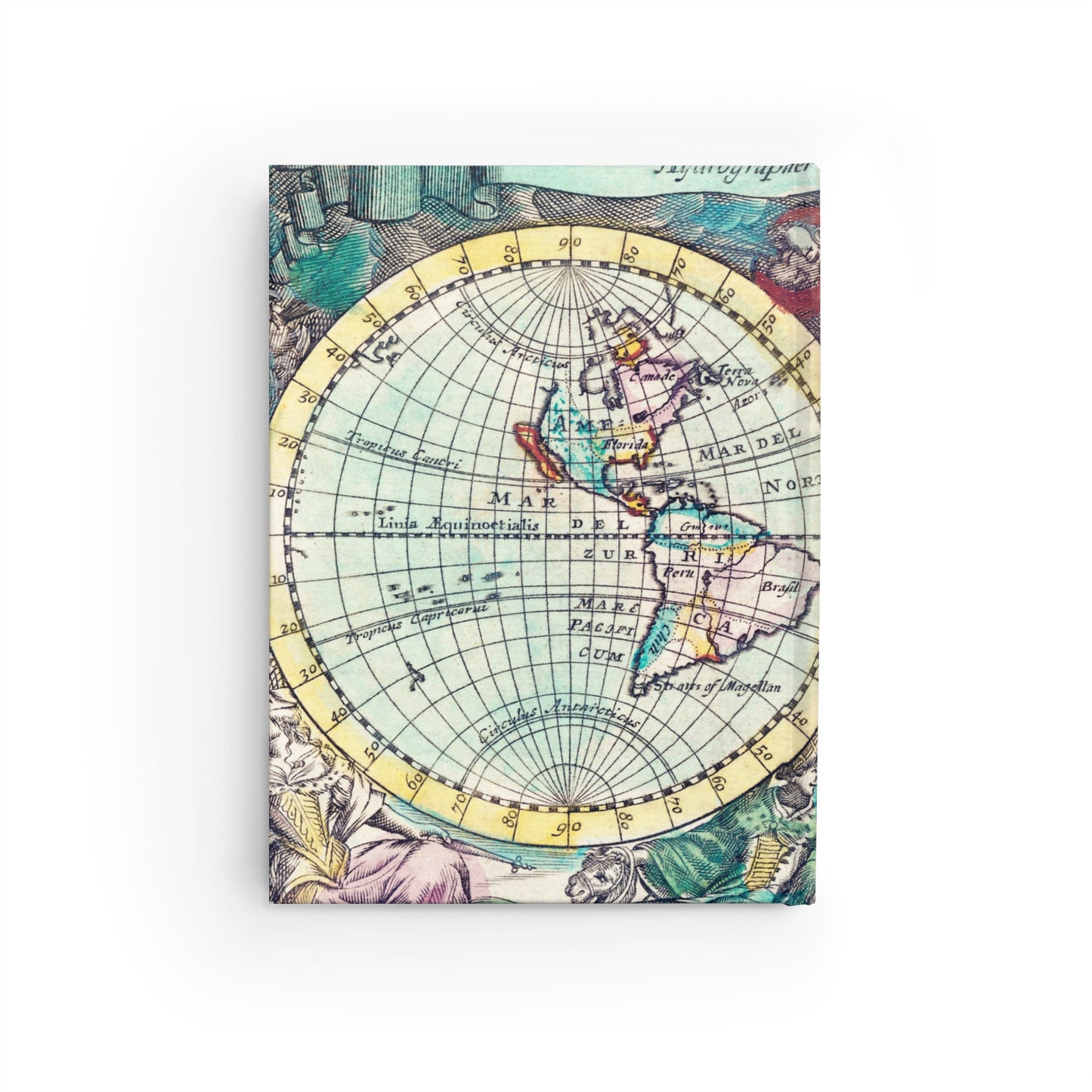 Word Map Hardcover Journal - Blank Notebook for Notes Sketching