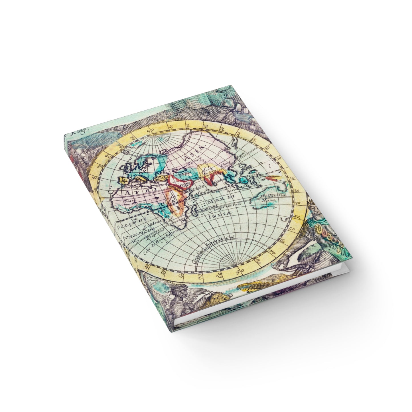 Word Map Hardcover Journal - Blank Notebook for Notes Sketching