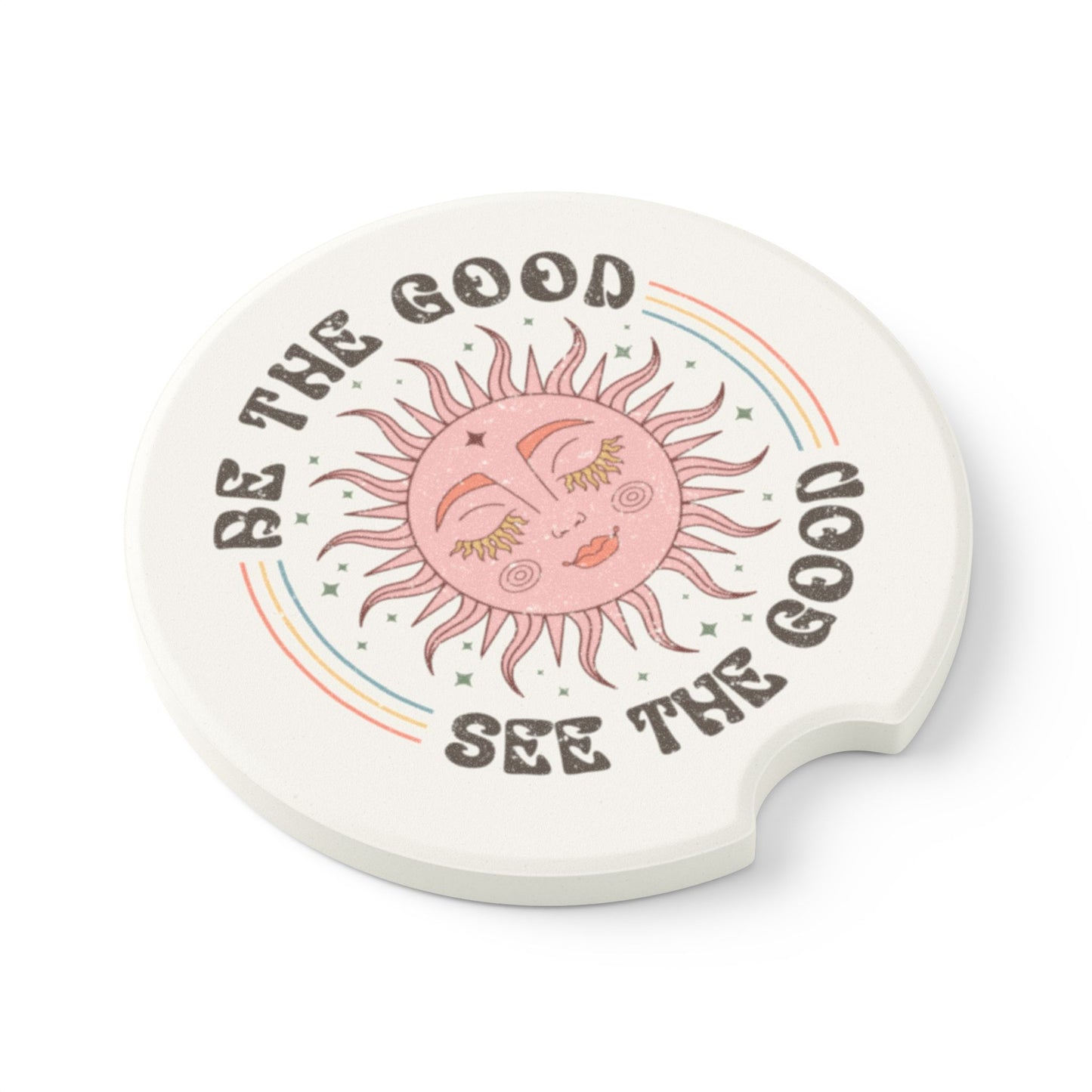 HomeSwag Positive Car Coaster