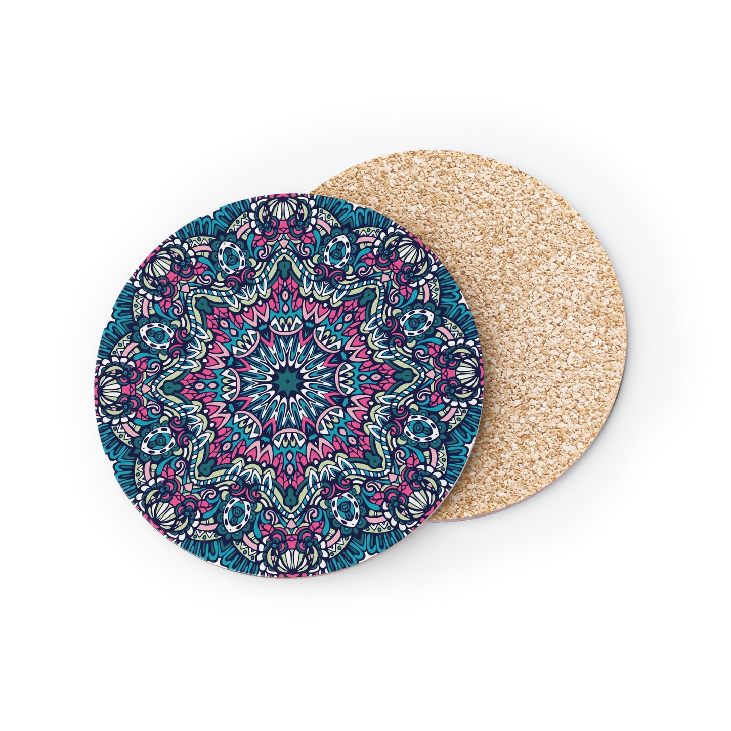 Deep Purple and Teal Coasters