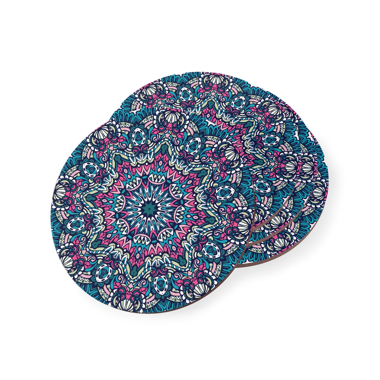 Deep Purple and Teal Coasters