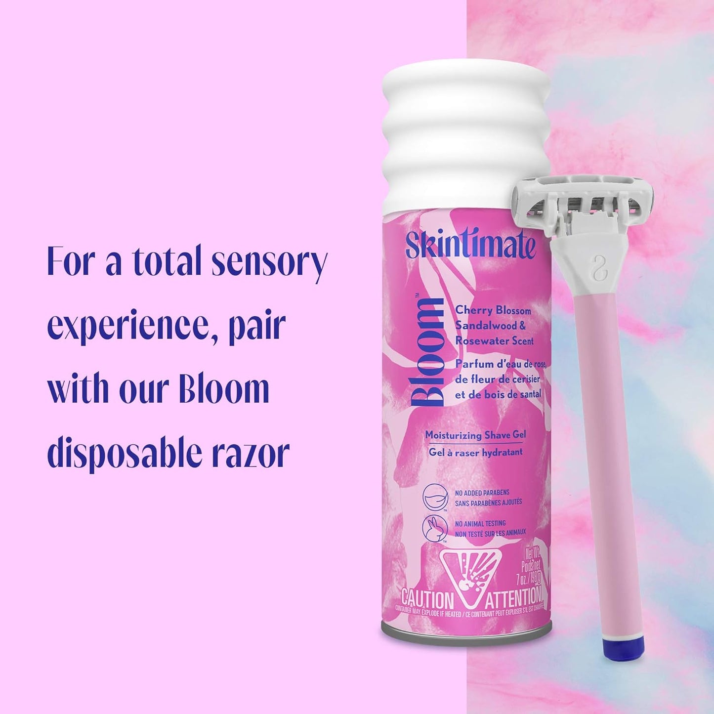 Skintimate Bloom Shave Gel for Women - 7oz, 3 PACK
