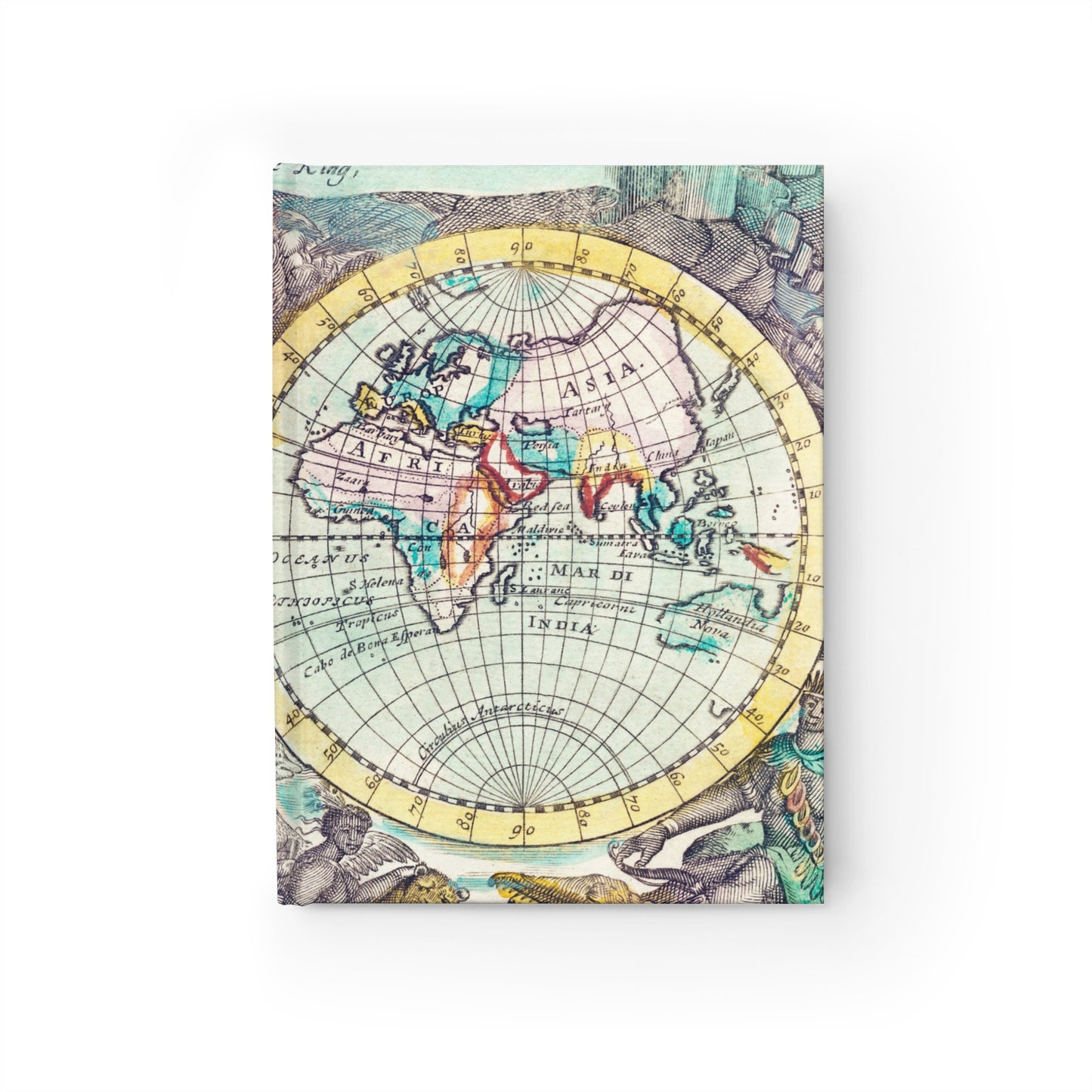 Word Map Hardcover Journal - Blank Notebook for Notes Sketching