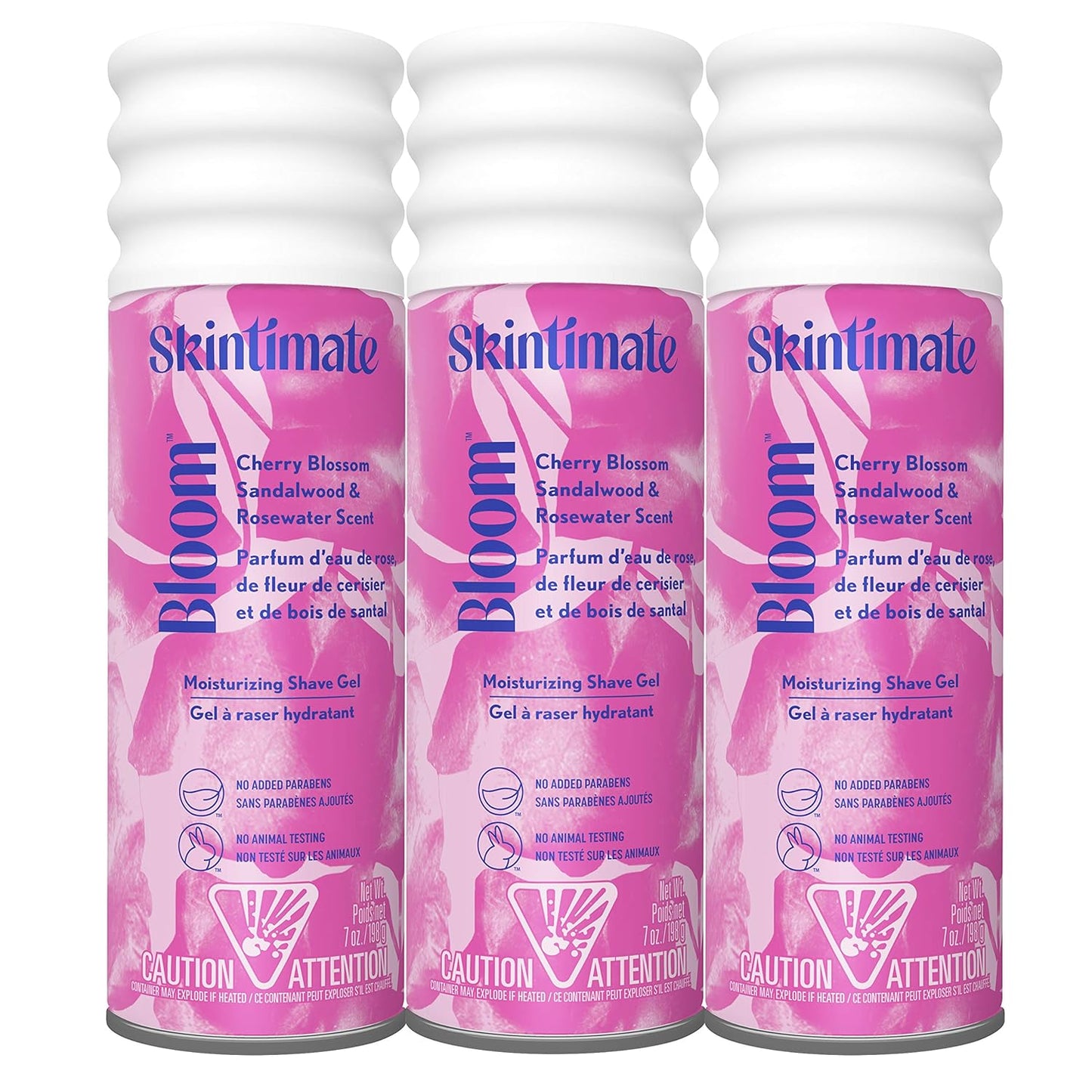 Skintimate Bloom Shave Gel for Women - 7oz, 3 PACK