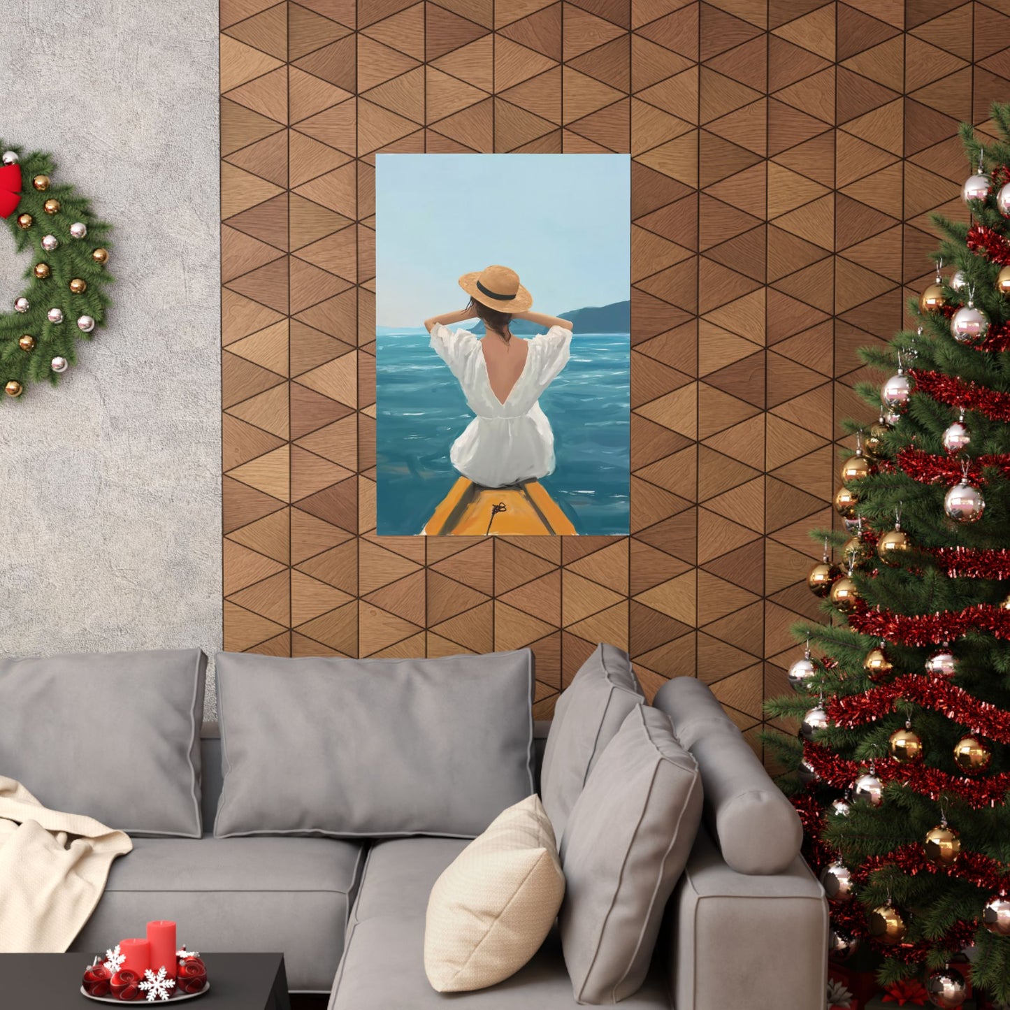 Woman With A View Poster