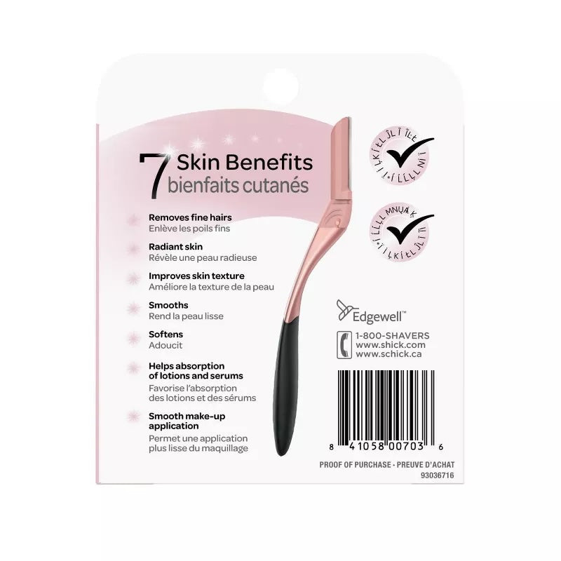 Schick Hydro Silk Exfoliating Dermaplaning Replacement Refill Blades - 6ct