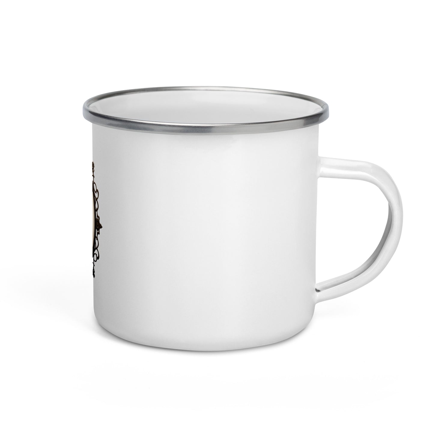 Girl Gone Gothic Enamel Mug, Halloween Horror Theme