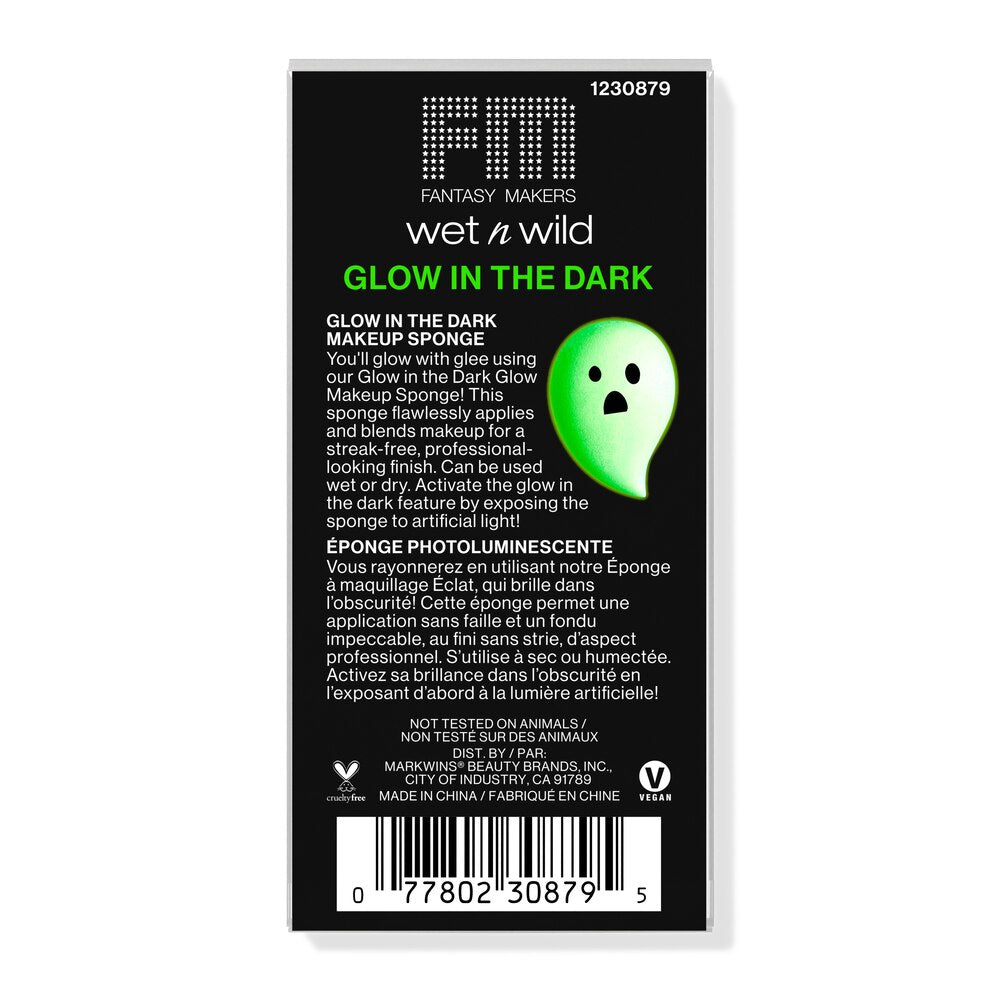 Wet N Wild Glow In The Dark Makeup Sponge Limited Edition