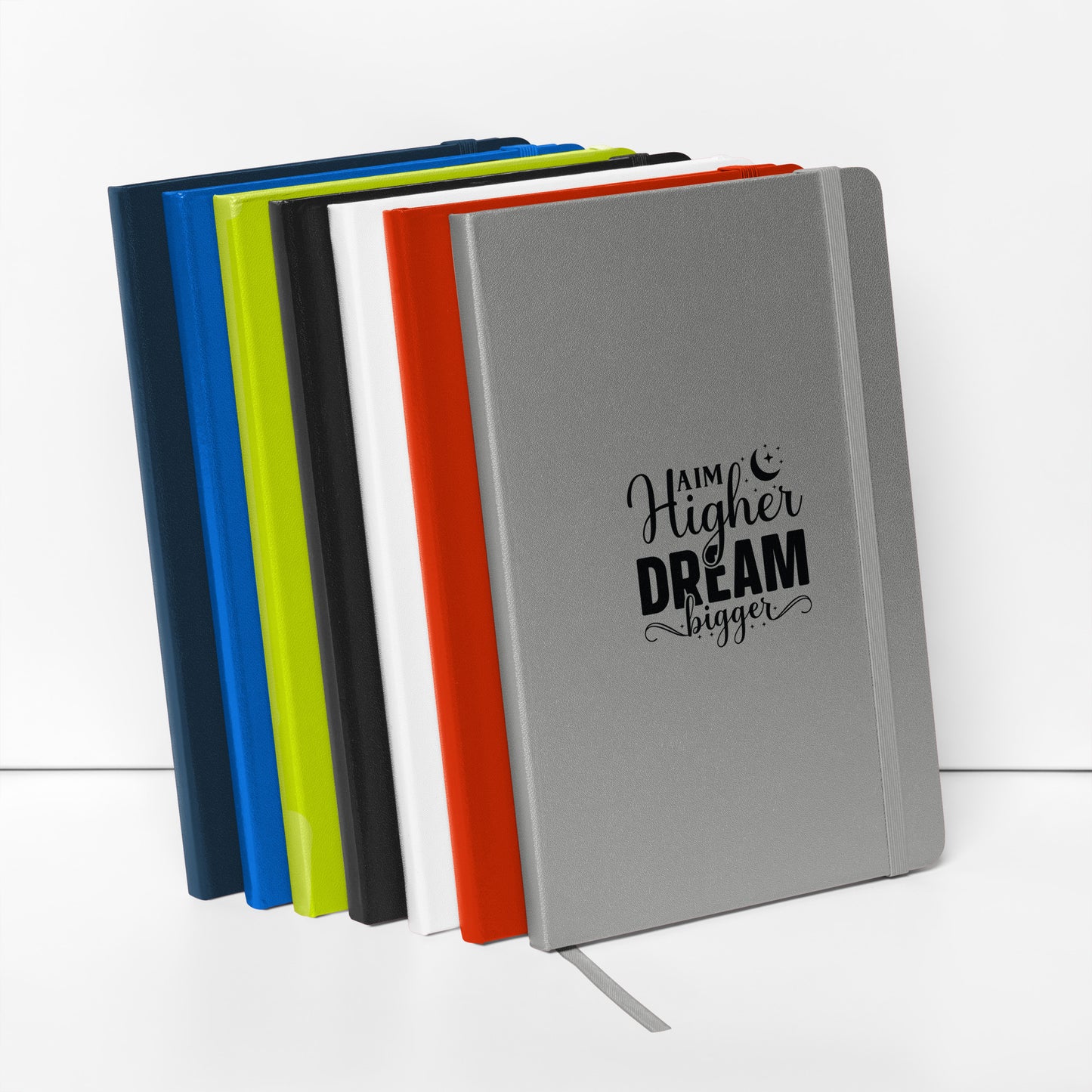 Aim Higher and Dream Bigger Hardcover Journal Notebook