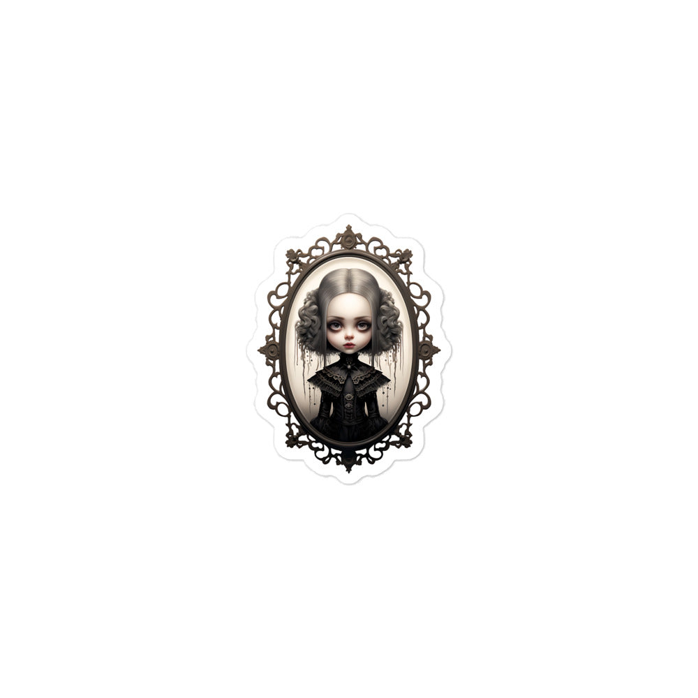 Gothic Girl Bubble-free stickers