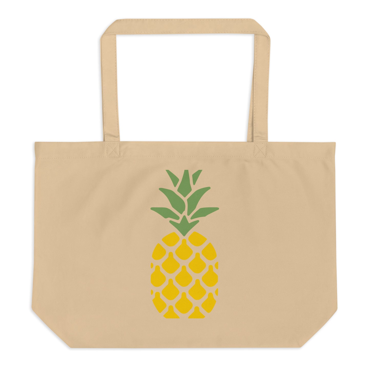 Welcome Pinapple Theme Large Organic Tote bag