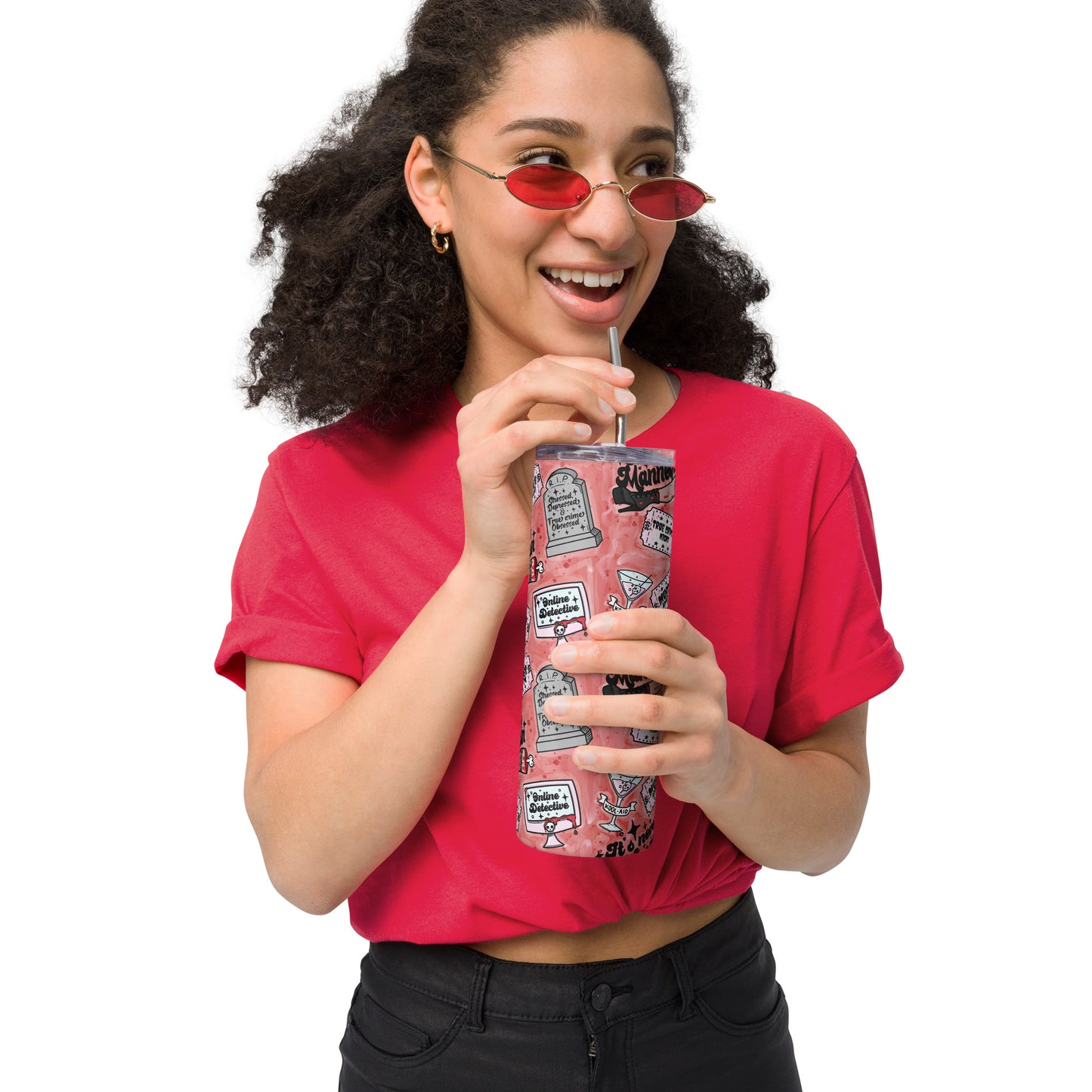 True Crime Lovers Stainless steel tumbler