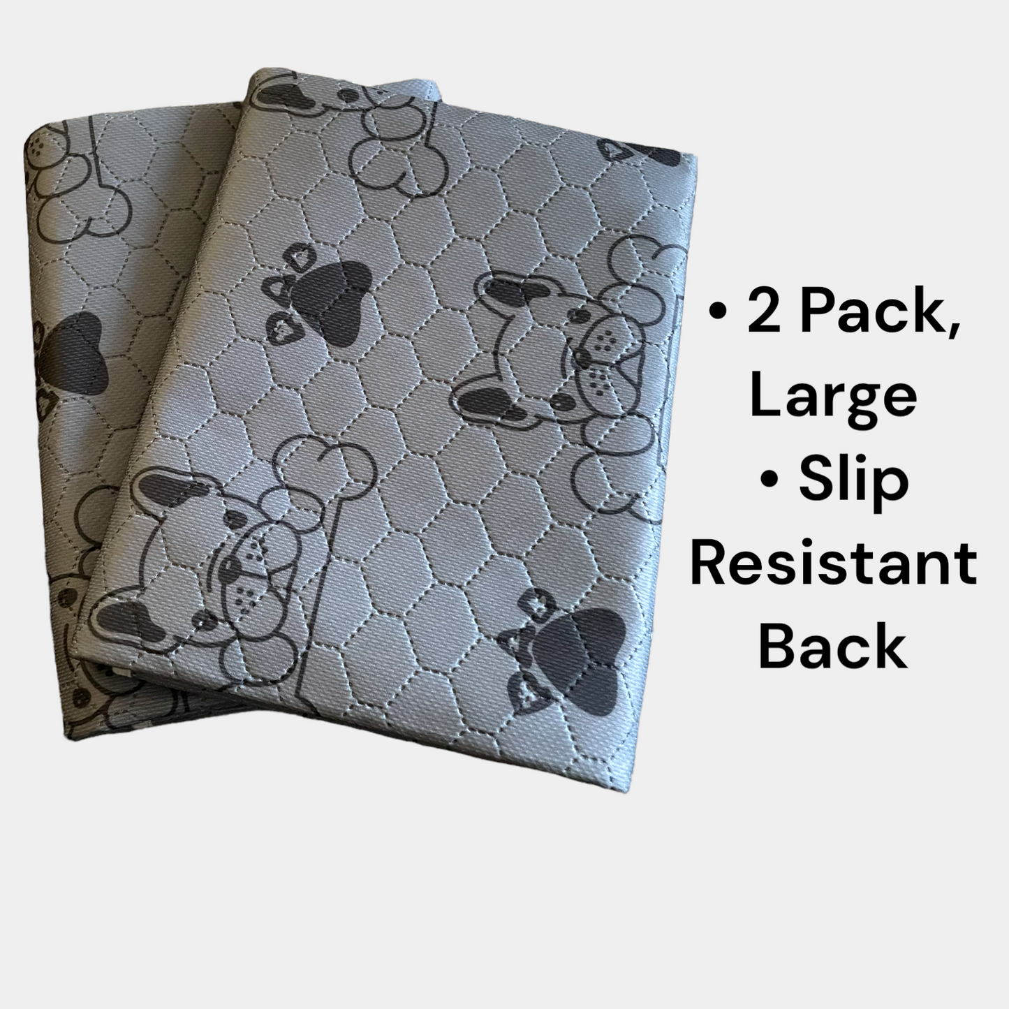 Premium Washable Pee Pads, 27.5" x 35.4", Large, Dark Grey