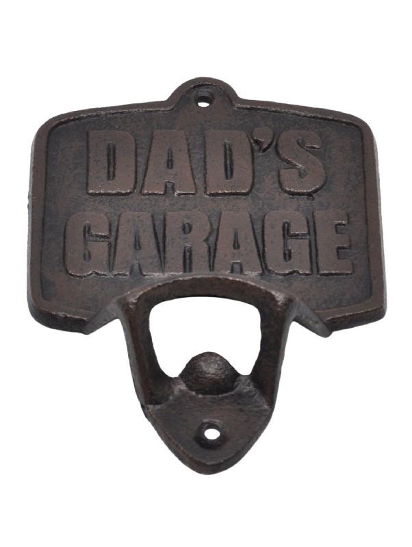 Cast Iron Rustic Wall Mount Dad's Garage