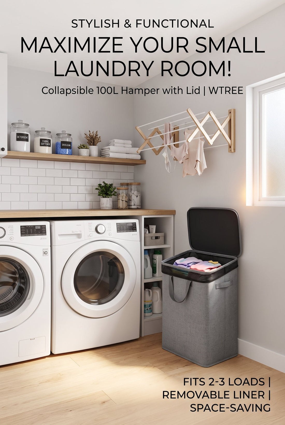 How to Organize a Small Laundry Area: 9 Practical Space-Saving Ideas