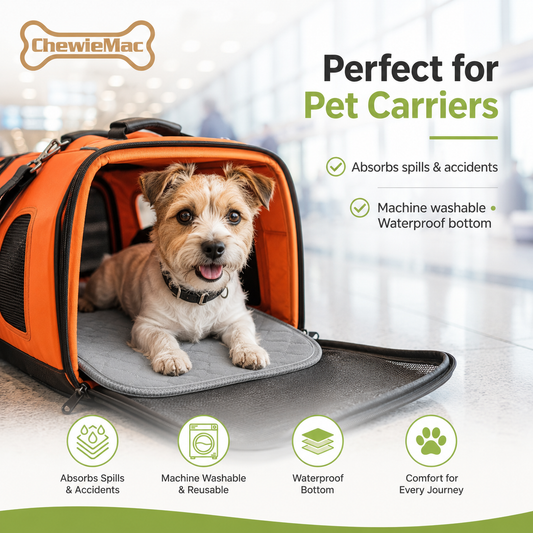 Stress-Free Travel with Pets: Why Reusable Carrier Pee Pads Are a Game-Changer