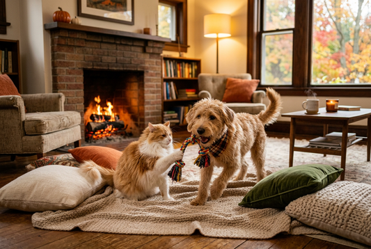 How to Keep Dogs and Cats Comfortable in Cooler Weather