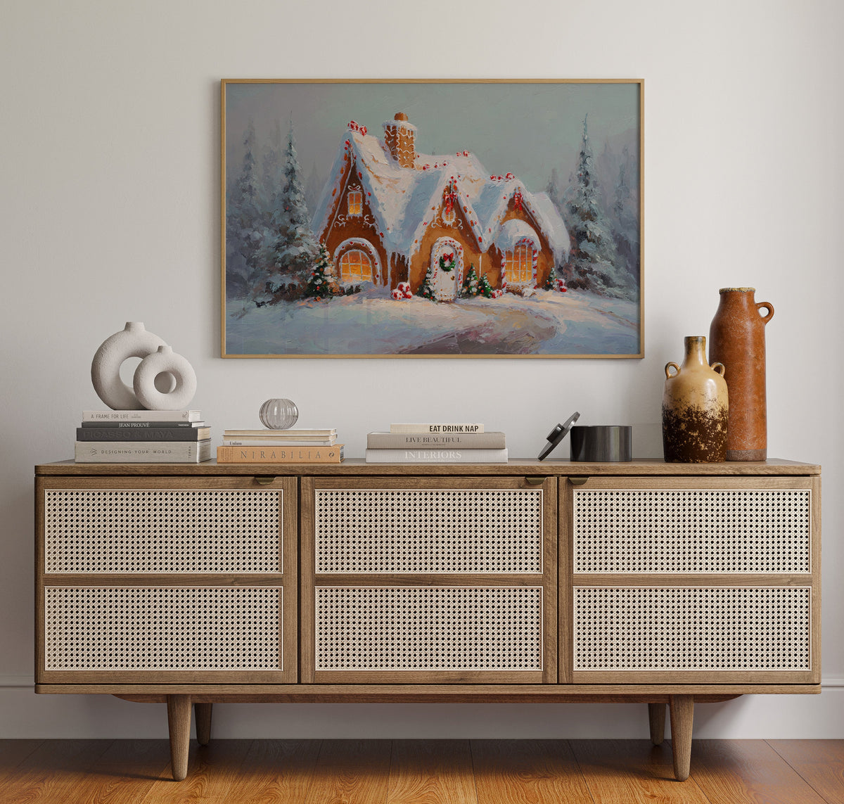 A Cottage Wrapped in Sugar Frosting