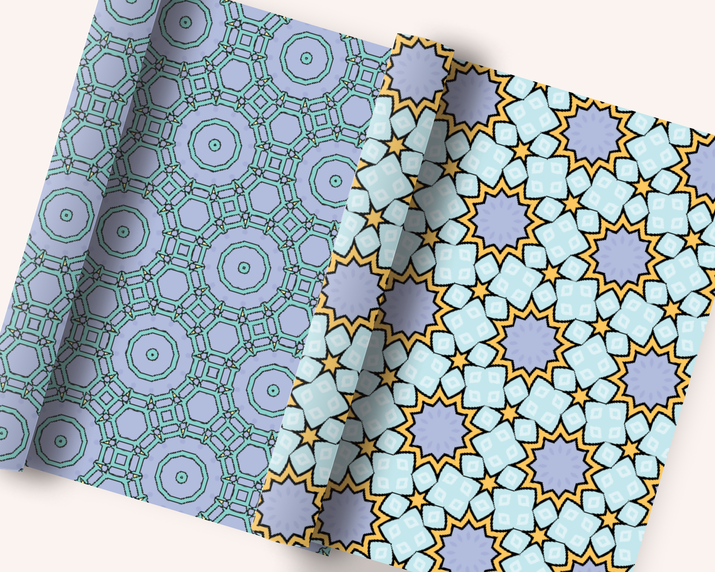 Purple Lover Digital Paper: 13 Seamless Soothing Purple Patterns