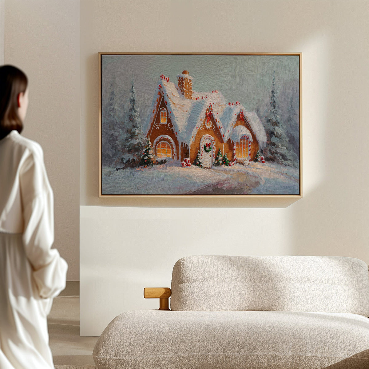 A Cottage Wrapped in Sugar Frosting