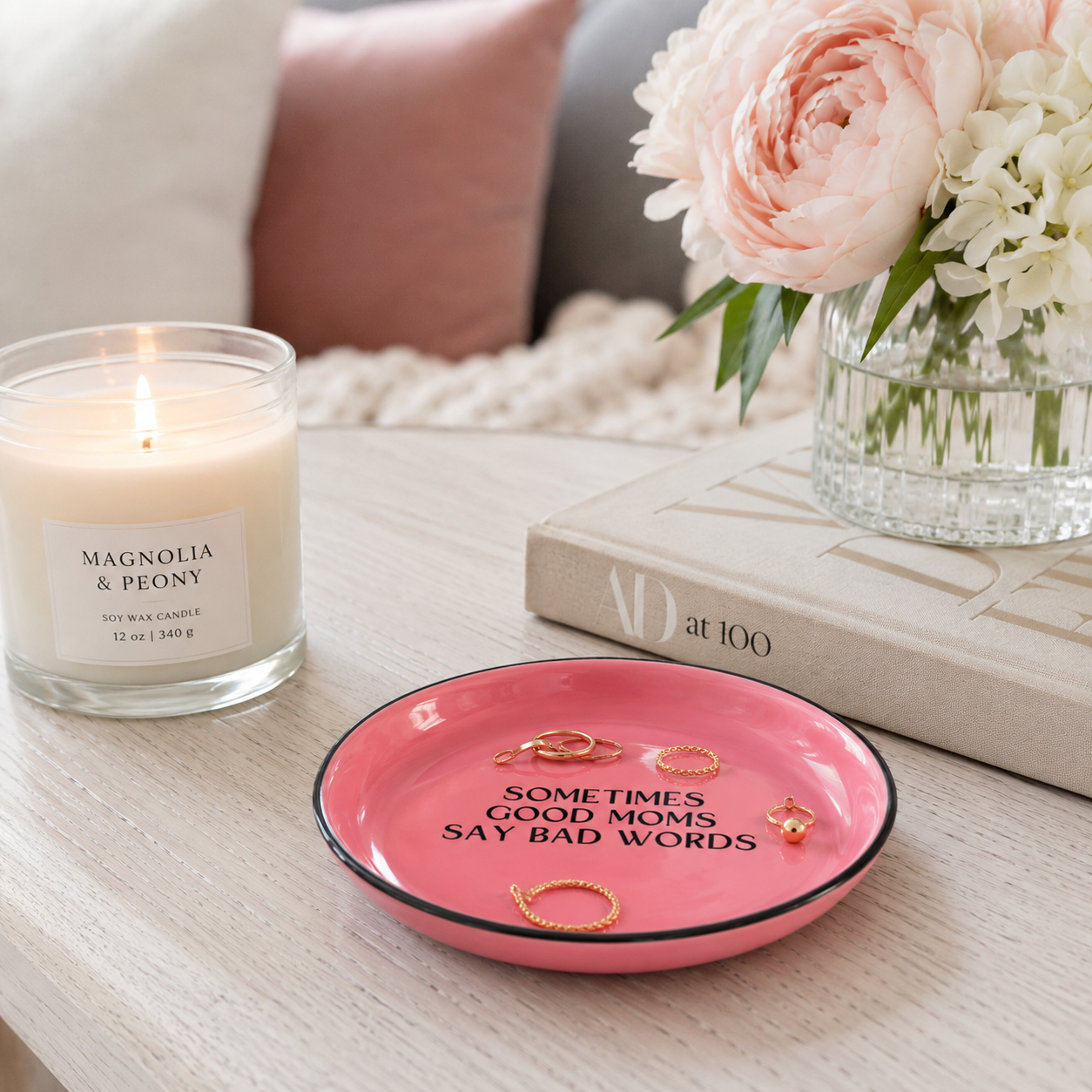 Sassy Round Trinket Tray
