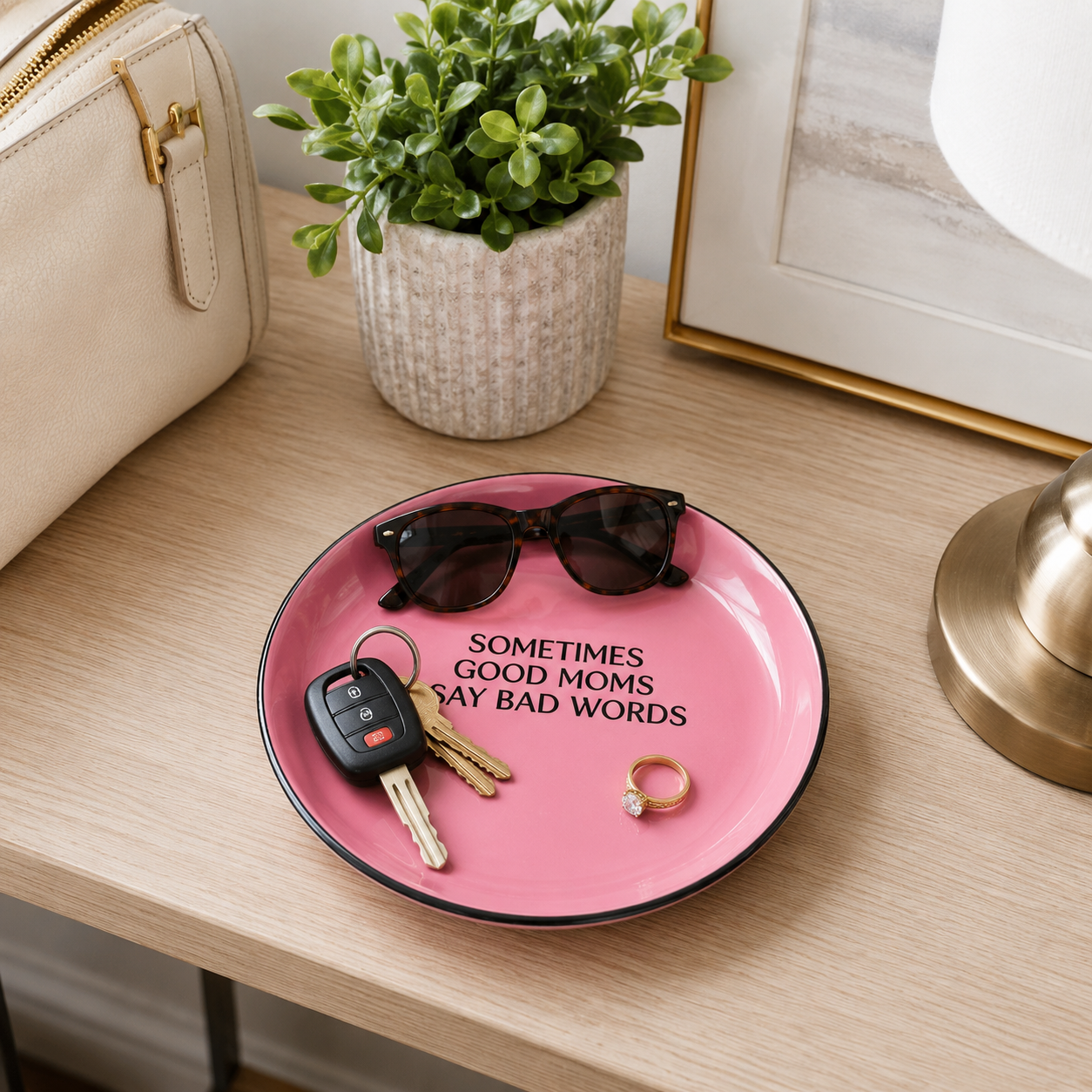 Sassy Round Trinket Tray