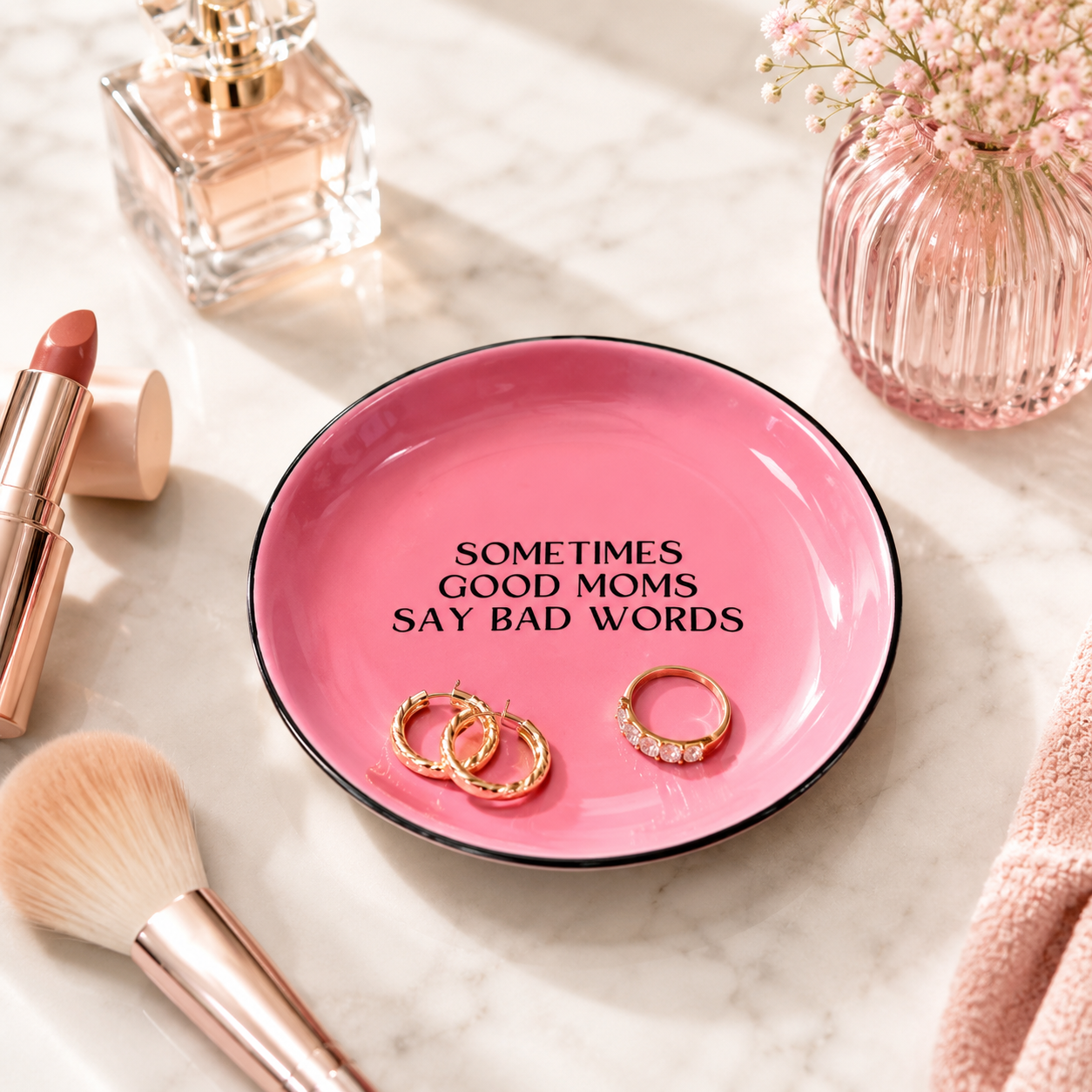 Sassy Round Trinket Tray