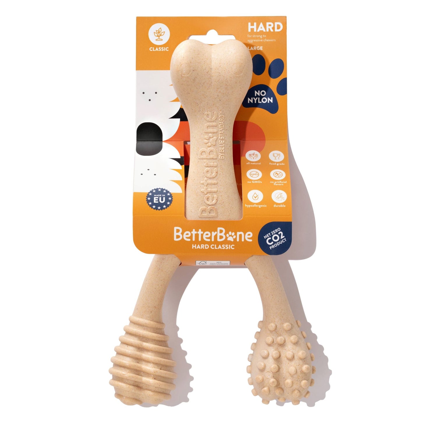 BetterBone hard dog chew toy on a white background CMH Goods