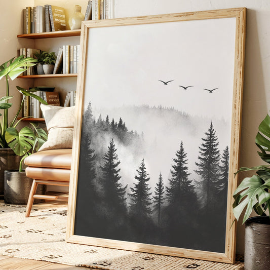Misty Woodland Reverie