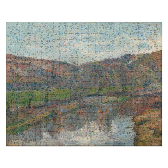 Brittany France Landscape Paul Gauguin Jigsaw Puzzle