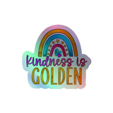 Happiness is Golden Holographic stickers