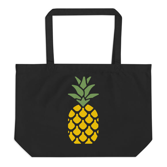 Welcome Pinapple Theme Large Organic Tote bag