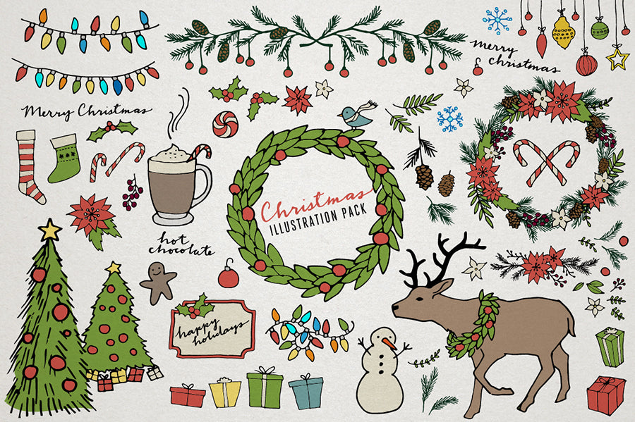 Cute Christmas Holiday Clip Art