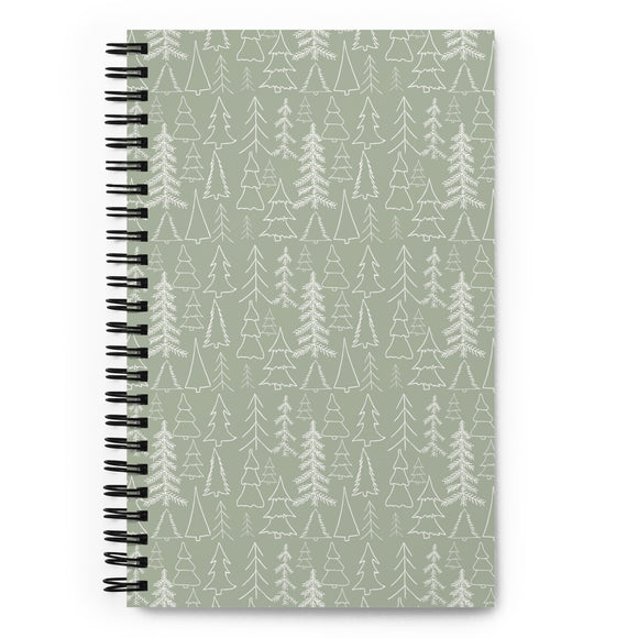 Christmas Tree Spiral Notebook