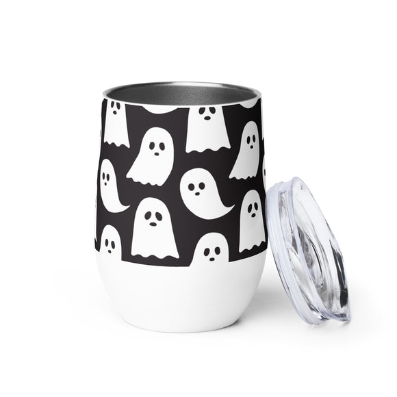 Ghosted Wine Tumbler, Perfect Halloween Gift